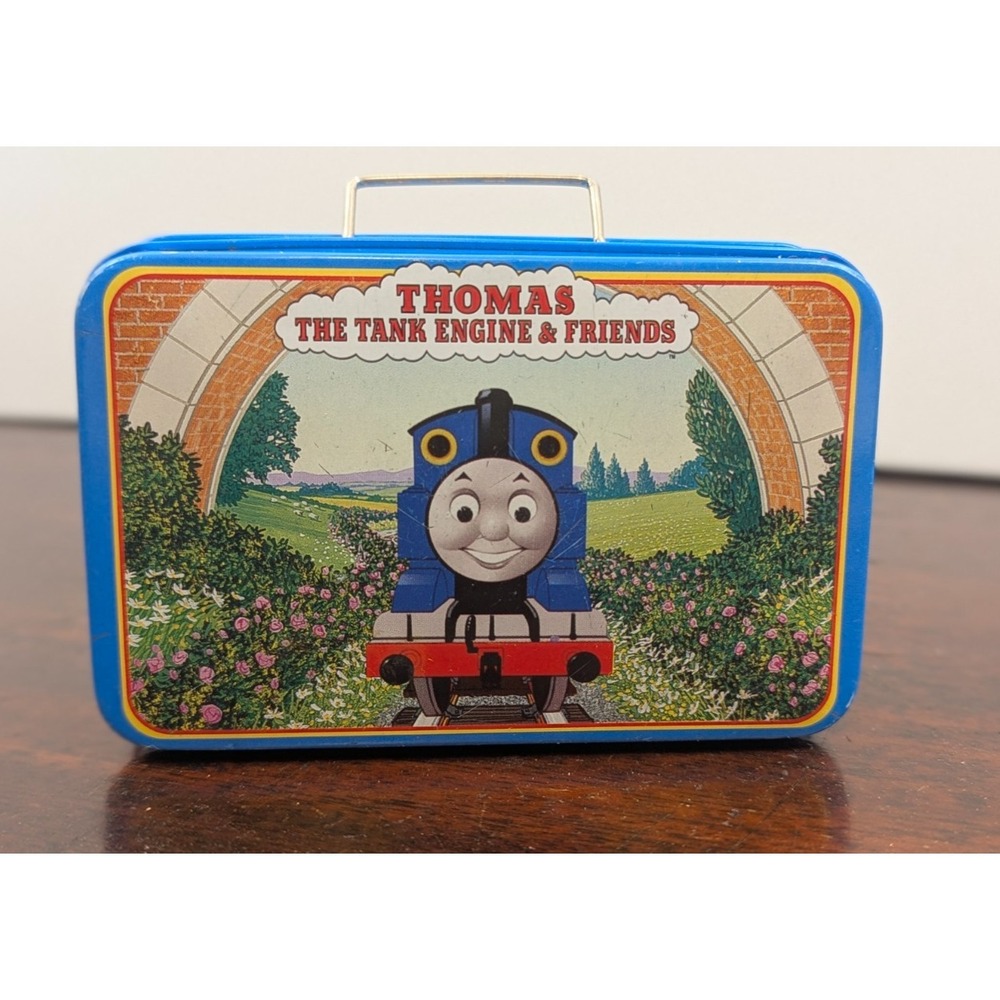 Vintage 1999 Thomas The Tank Engine & Friends Mini Tin Carrying Case Schylling